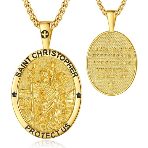 Christophorus anhänger kette - christophorus,