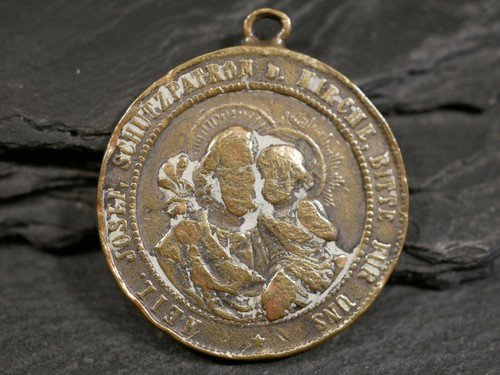 Große runde pilger medaille - runde,