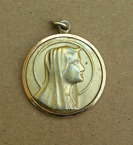 Große pilgermedaille maria - große,