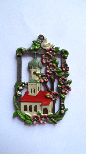 Vintage alter zinnanhänger - ,