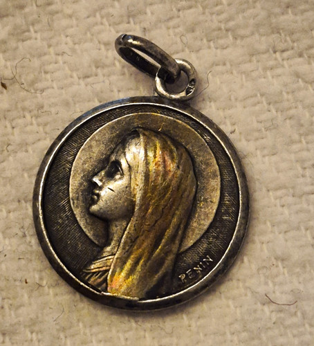 Pilgermedaille lourdes maria - pilgermedaille,