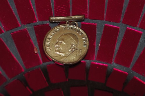 Medaille anhänger johannes - medaille,