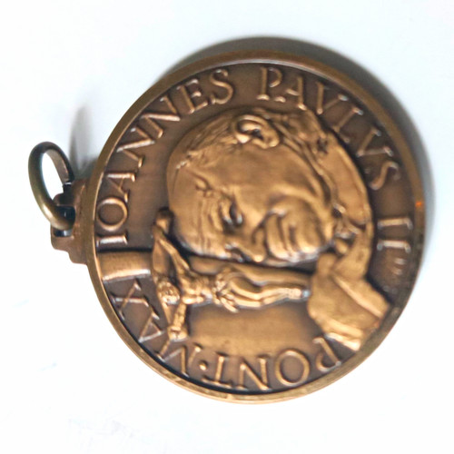 Pilgermedaille anhänger papst - pilgermedaille,