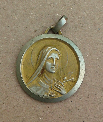Alte pilgermedaille heilige - -,